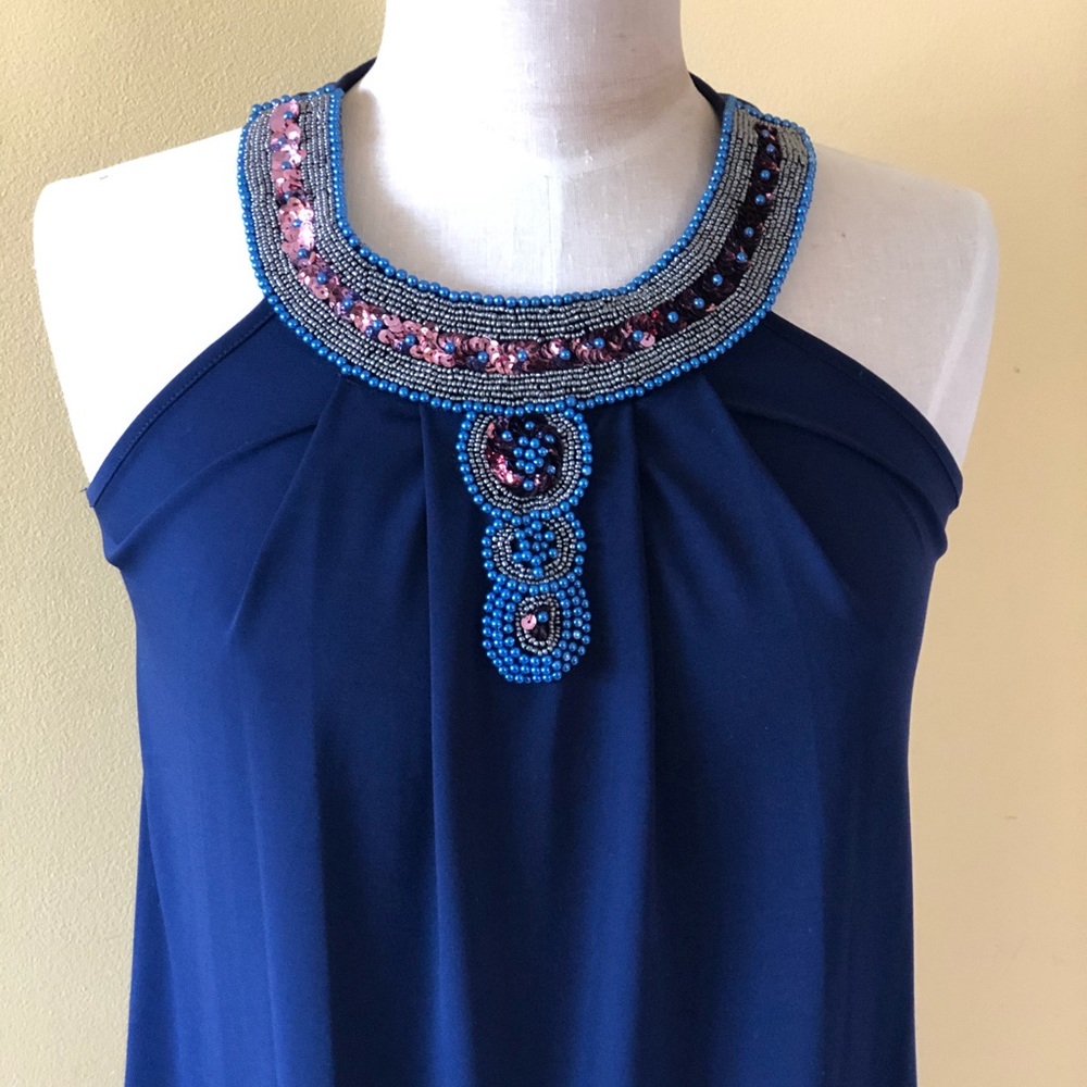 Sally Miller Couture Sz.12 Beaded Top